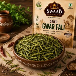 Shop online Rajasthani Dried Gwar Fali | 100% Natural Sundried Guarfali | Gwar Phali Sabzi